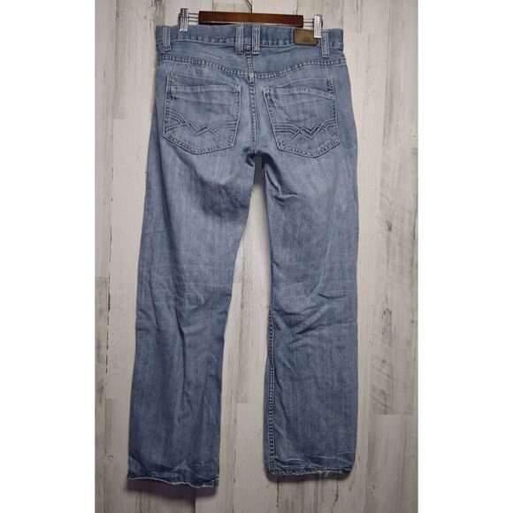 Flypaper Jeans Mens 32x32 Straight Mid Rise Light Wash Fade Awesome meas… - Picture 2 of 10